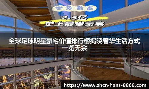 全球足球明星豪宅价值排行榜揭晓奢华生活方式一览无余